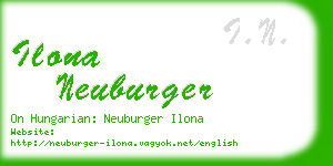 ilona neuburger business card